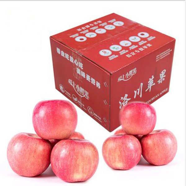 果哒哒 陕西红富士苹果 净重9斤