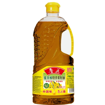 鲁花 低芥酸特香物理压榨菜籽油 1.6L