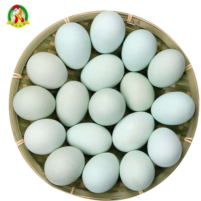 汝阳县超鸡笨蛋杜仲绿壳土鸡蛋30枚/盒