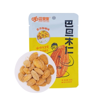 疆果果 咖喱味巴旦木仁45g*5袋