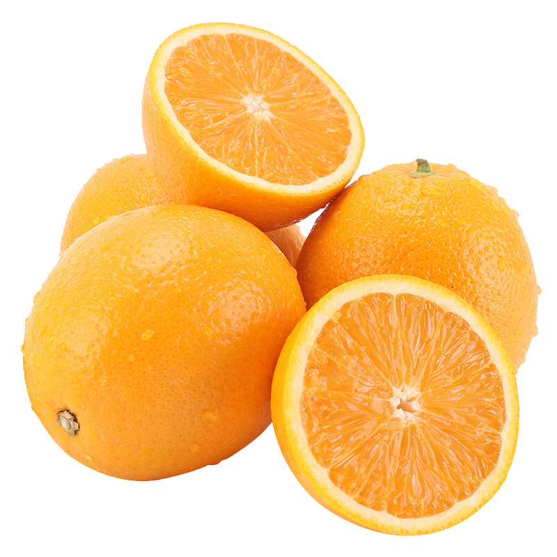 锄头先生 伦晚脐橙 新鲜橙子80-85mm净重9斤