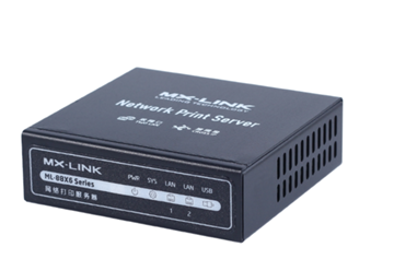 MX-LINK支持4台USB打印机转网络打印机共享服务器跨网段打印共享
