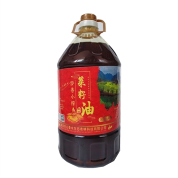 勉县 小榨菜籽油 5L/瓶