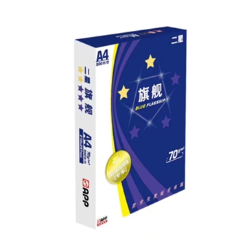金光（APP）二星蓝旗舰（BLUE FLAGSHIP）B5/70g 复印纸 500张/包 8包/箱（