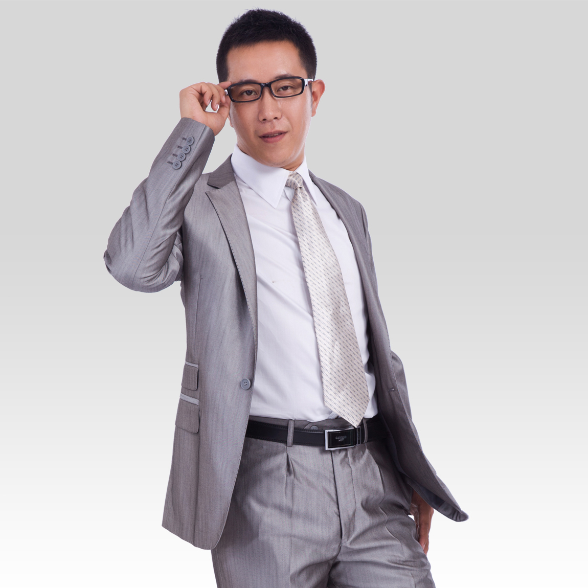 男士西服套装修身西装商务正装职业装 dac2006