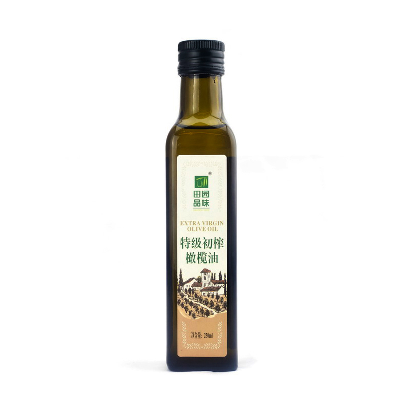 田园品味特级初榨橄榄油绿色食品国家地理标志保护产品250ml*2