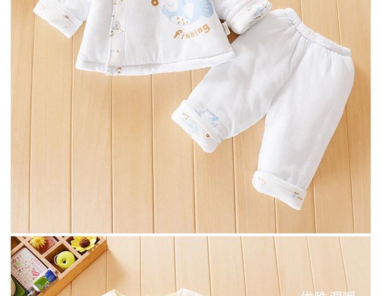 包邮婴儿棉服加厚纯棉0-1岁婴儿外出服两件套