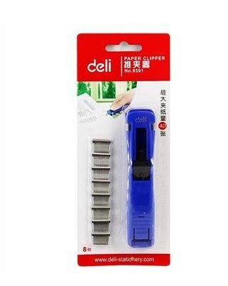 Deli补充夹 推夹器 得力办公文具推夹器8591