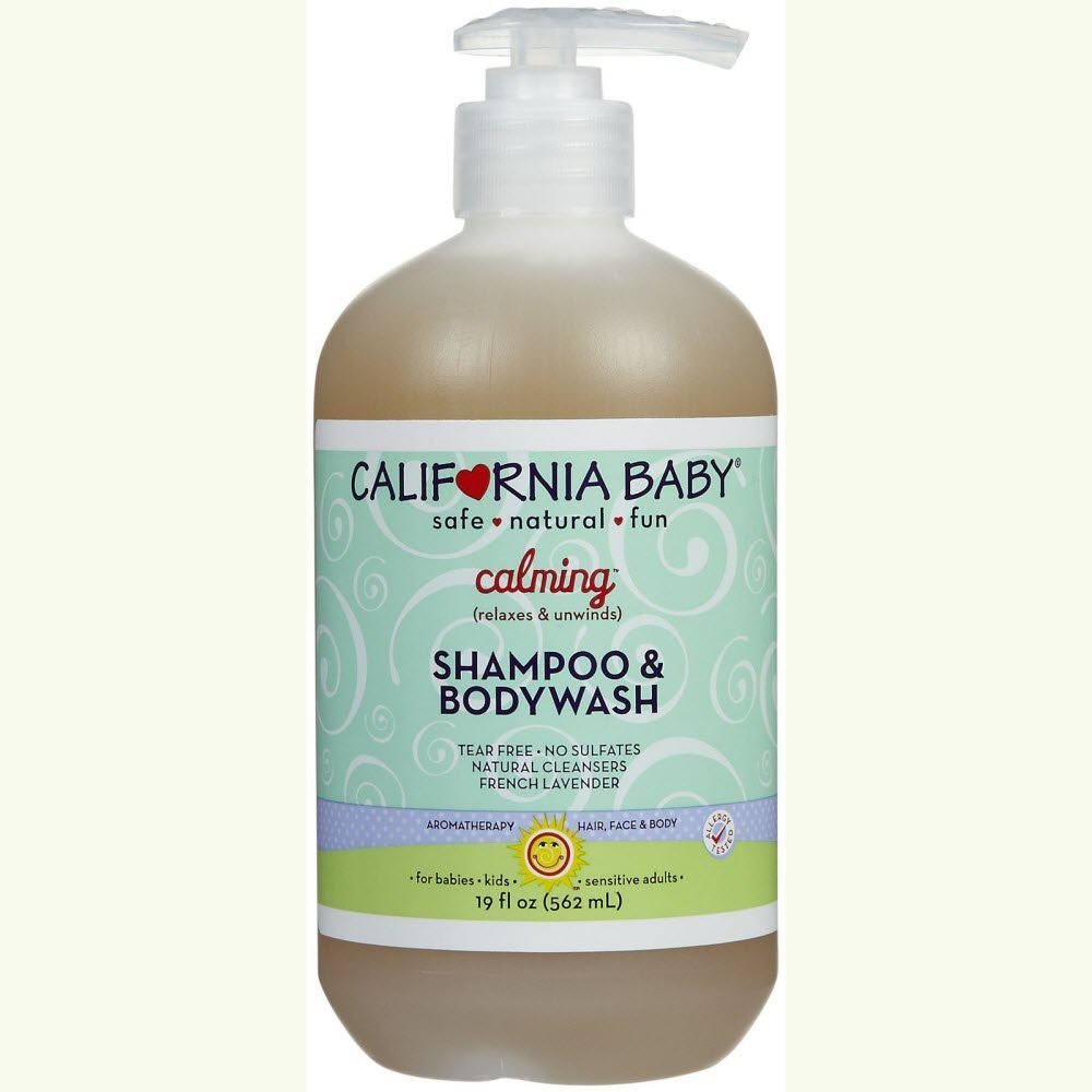 美国加州宝宝california baby镇静舒缓洗发沐浴露251ml