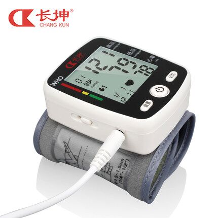 【长坤】 电子测家用医用全自动高精准老人手腕式量测血压计CK-W355