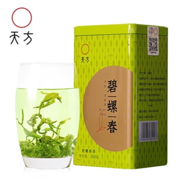 【2022新茶春茶】 天方 碧螺春绿茶 200g/听 安徽天方茶叶