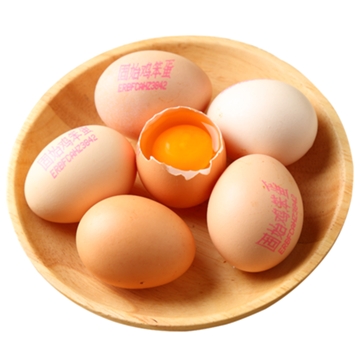 固佳散养新鲜土鸡蛋30枚普通包装