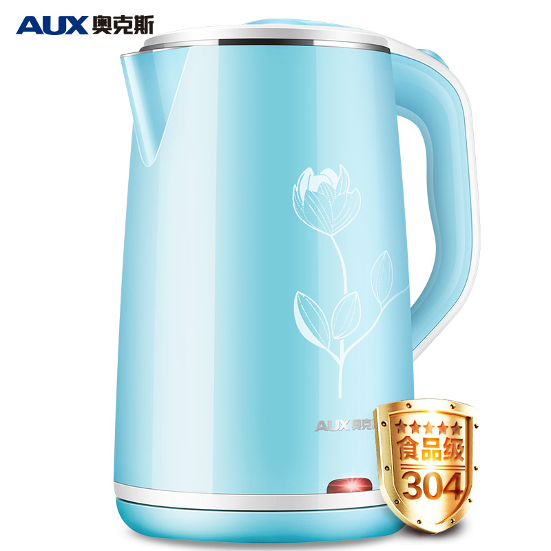 AUX/奥克斯 1.8L大容量电水壶 电热烧水壶器自动断电保温家用HX-A5111
