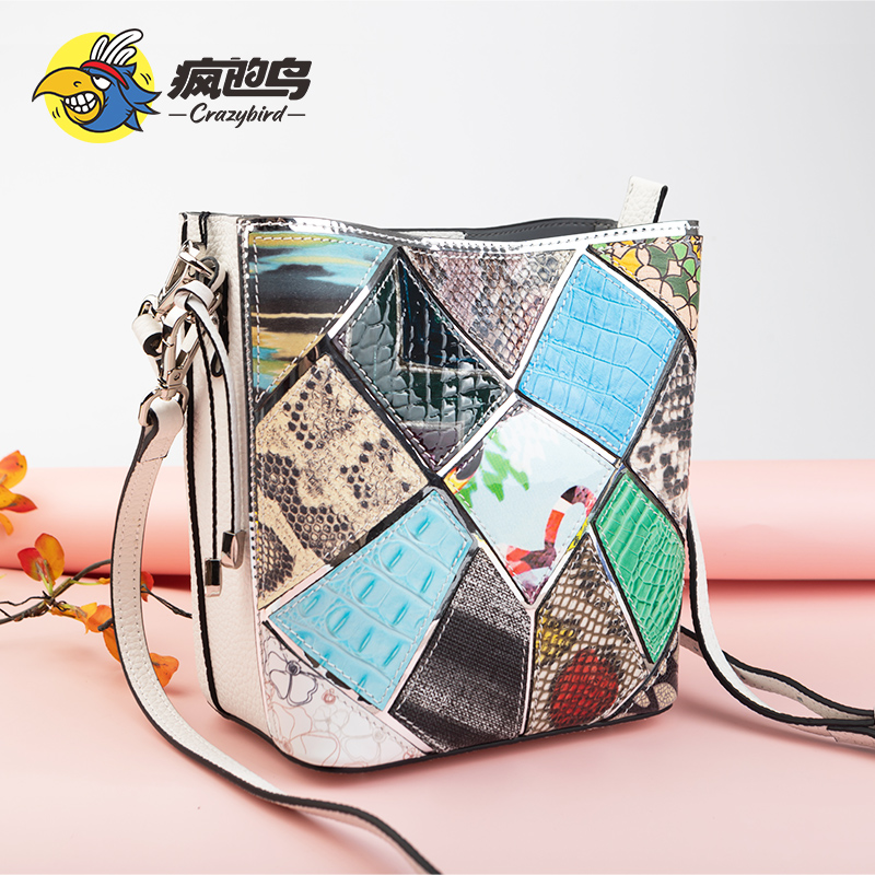 CRAZYBIRD疯的鸟 COLORS彩奢系列轻奢女包单肩包